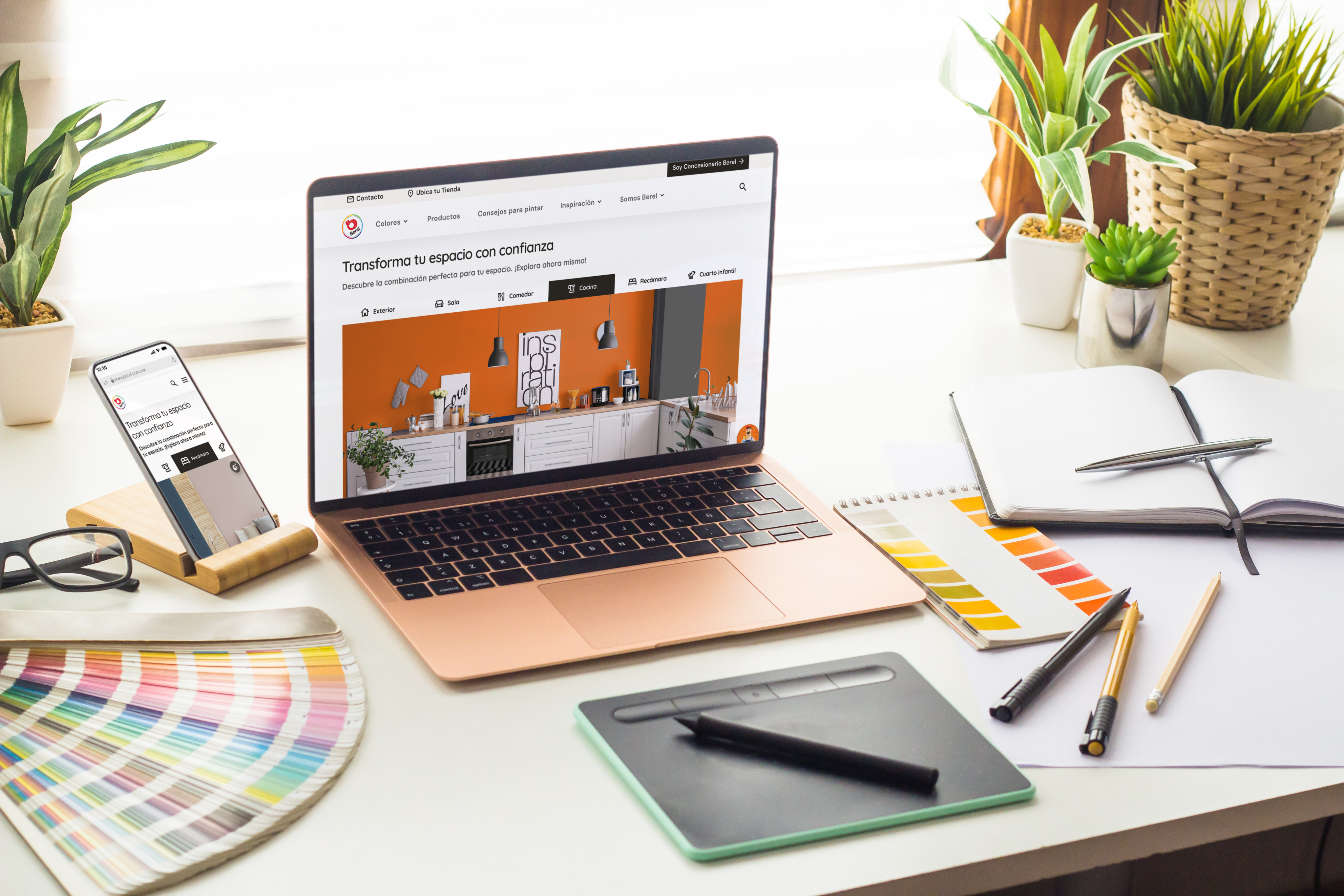 Berel website and mobile experience