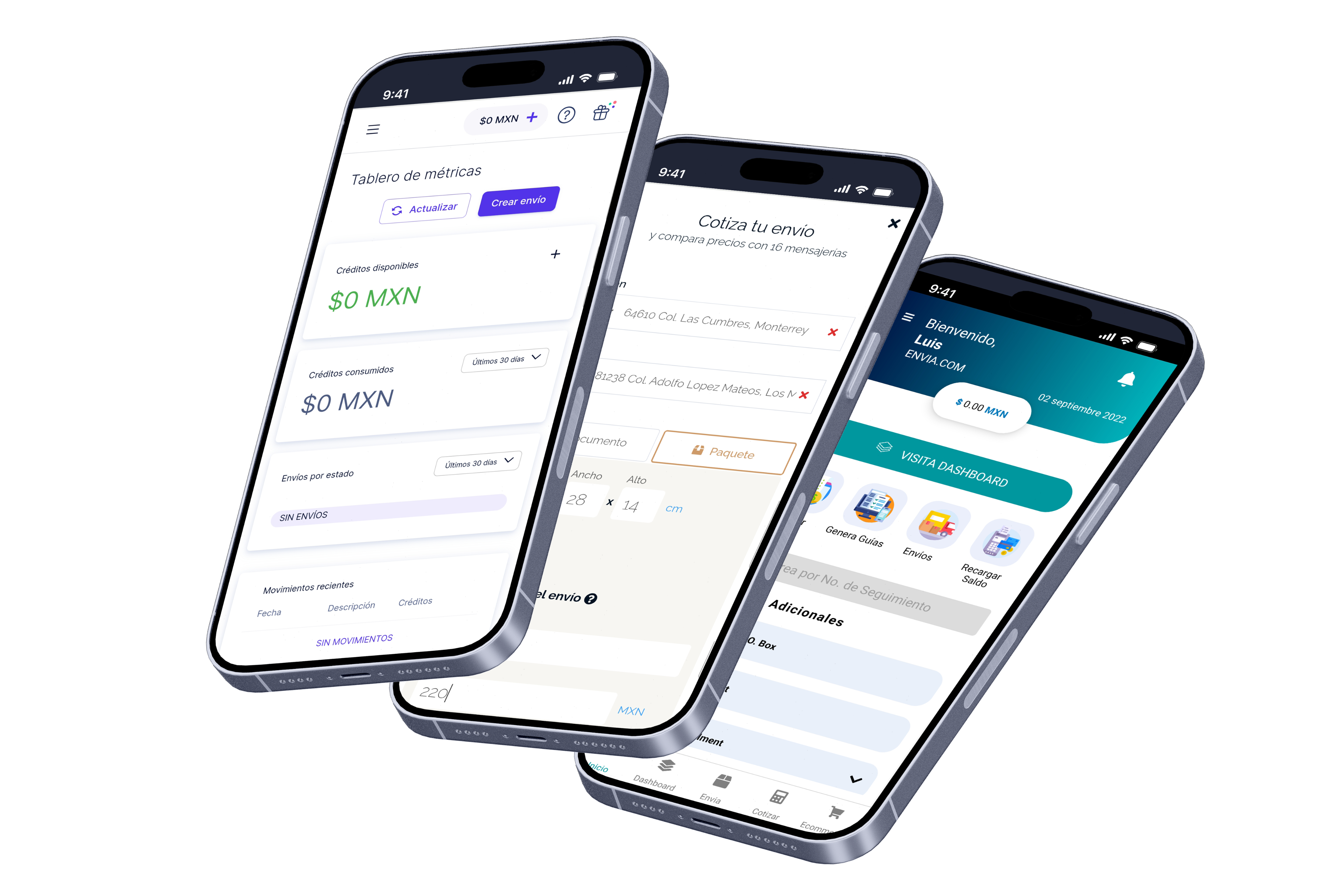 ePAK user testing screens