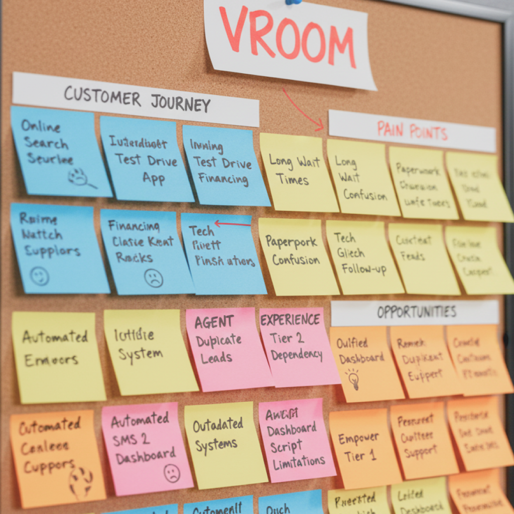 Vroom customer journey research